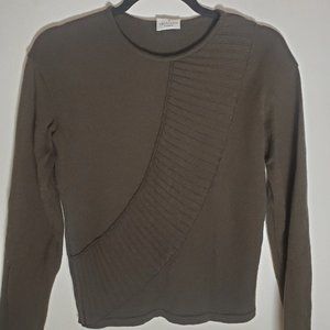 Trussardi t'space green wool sweater